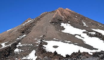 Gipfelaufbau des <i>Teide</i> von der Bergstation der Seilbahn